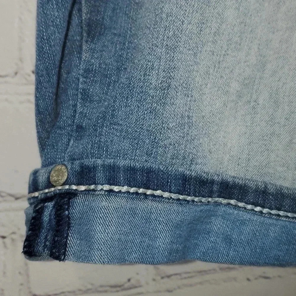 Lane Bryant Cuffed Blue Jean Shorts Size 14 - Picture 7 of 14